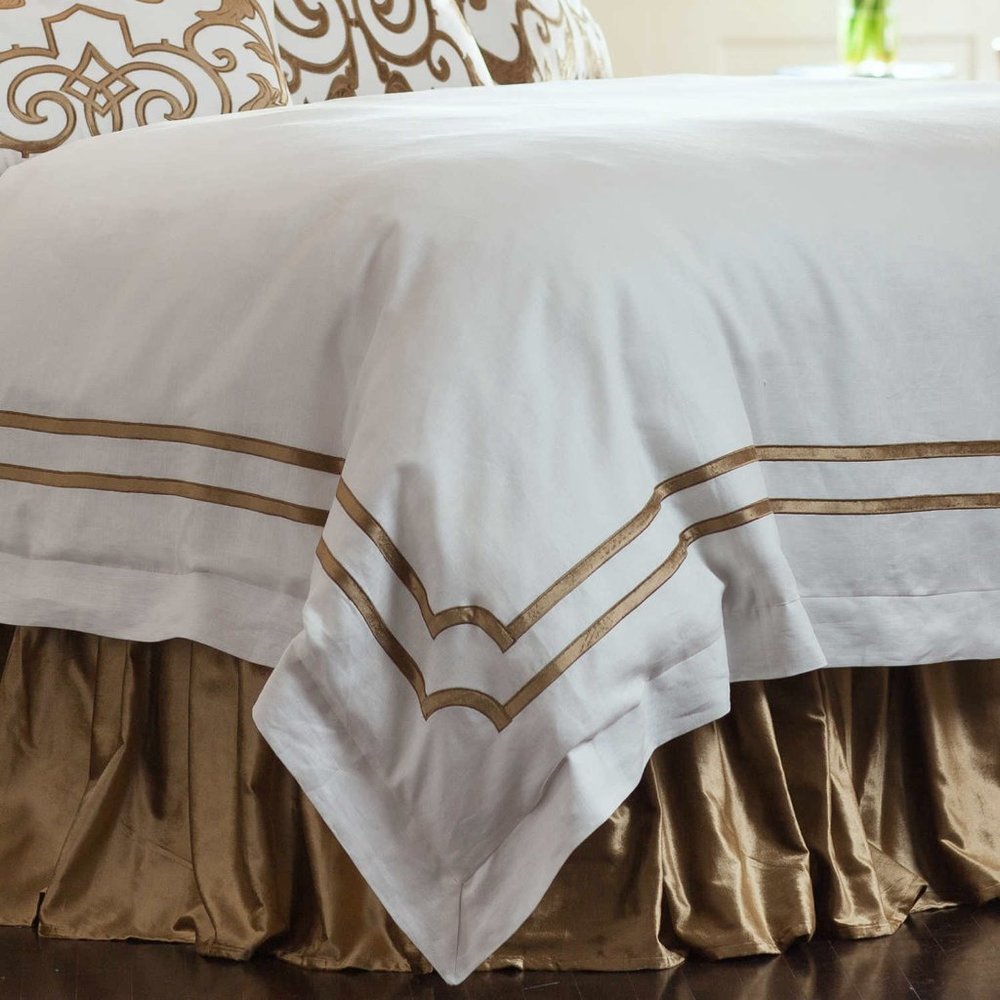 Lili Alessandra Queen Soho Straw Duvet Cover